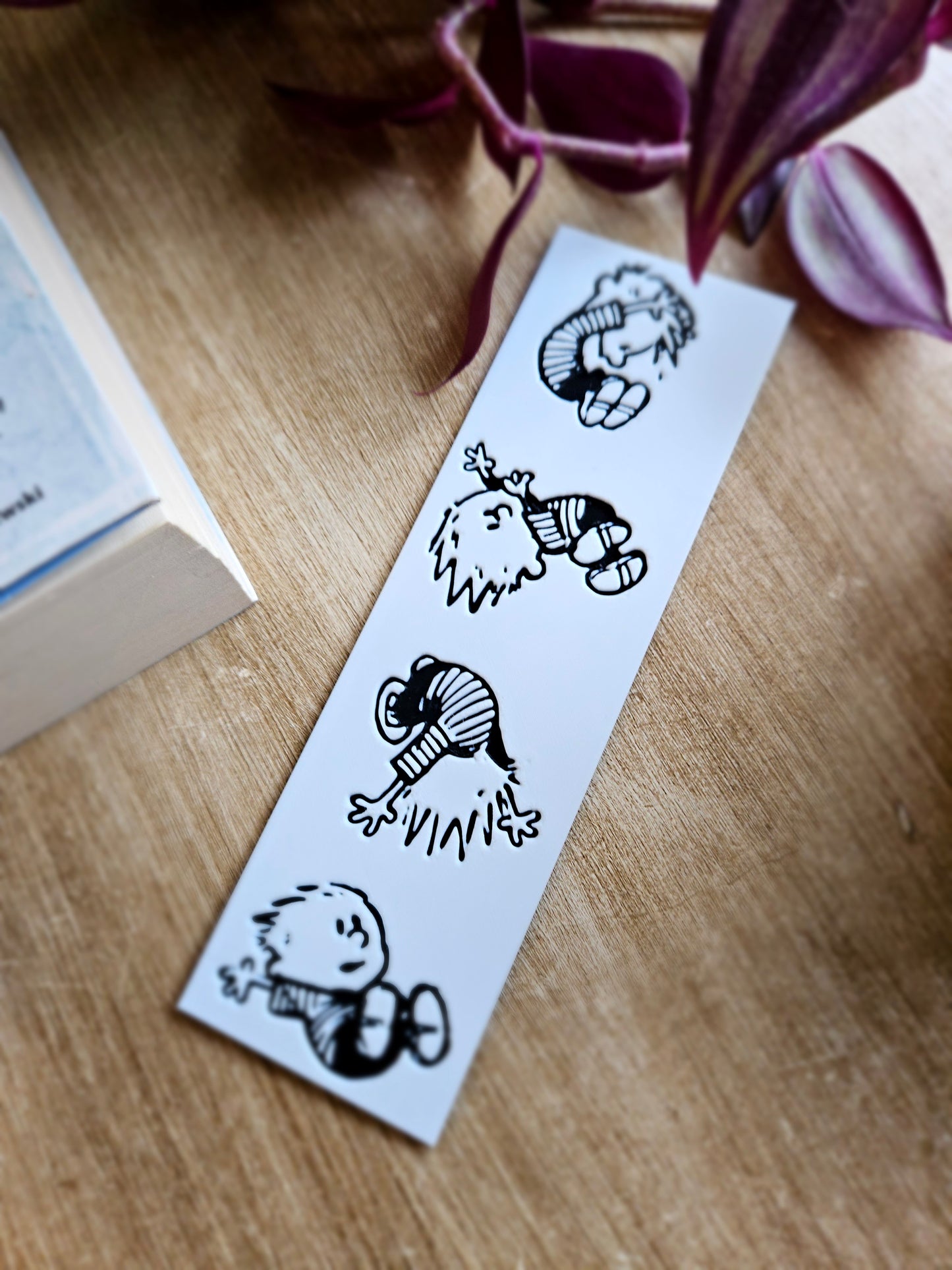 Whimsical Cartoon 3D Printed Bookmark