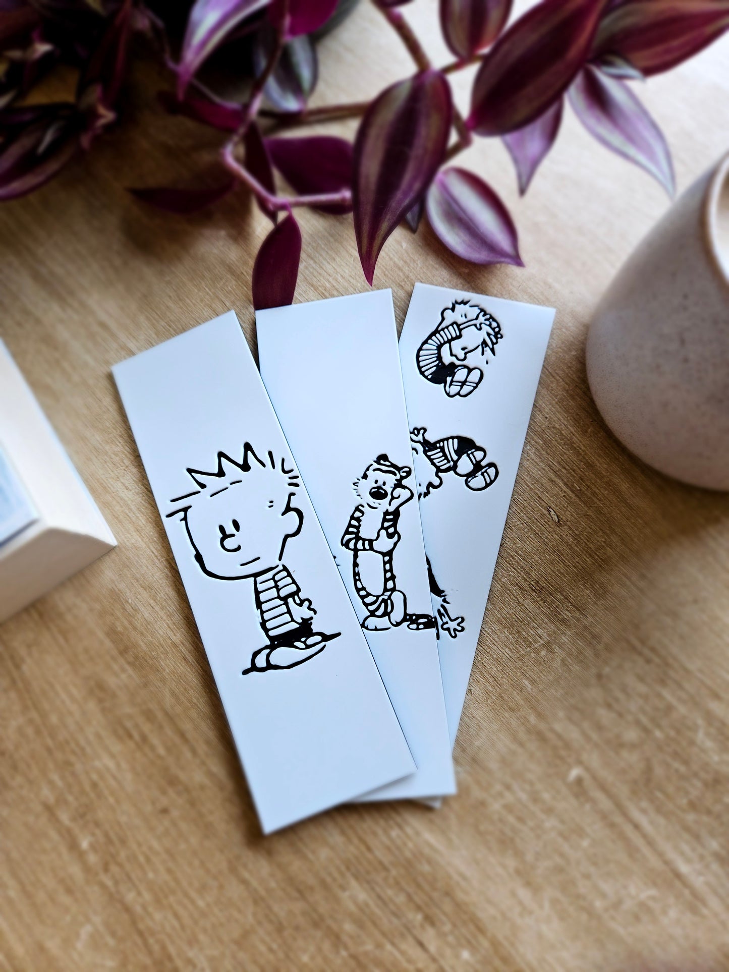 Set of 3 Cartoon-Inspired 3D Printed Bookmarks | Fun and Whimsical Reading Accessories