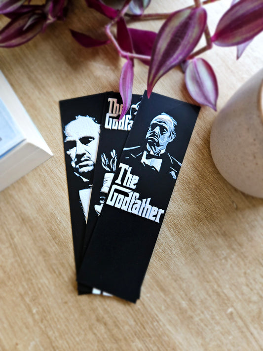 Set of 3 The Godfather-Inspired 3D Printed Bookmarks | Classic Movie Collectibles