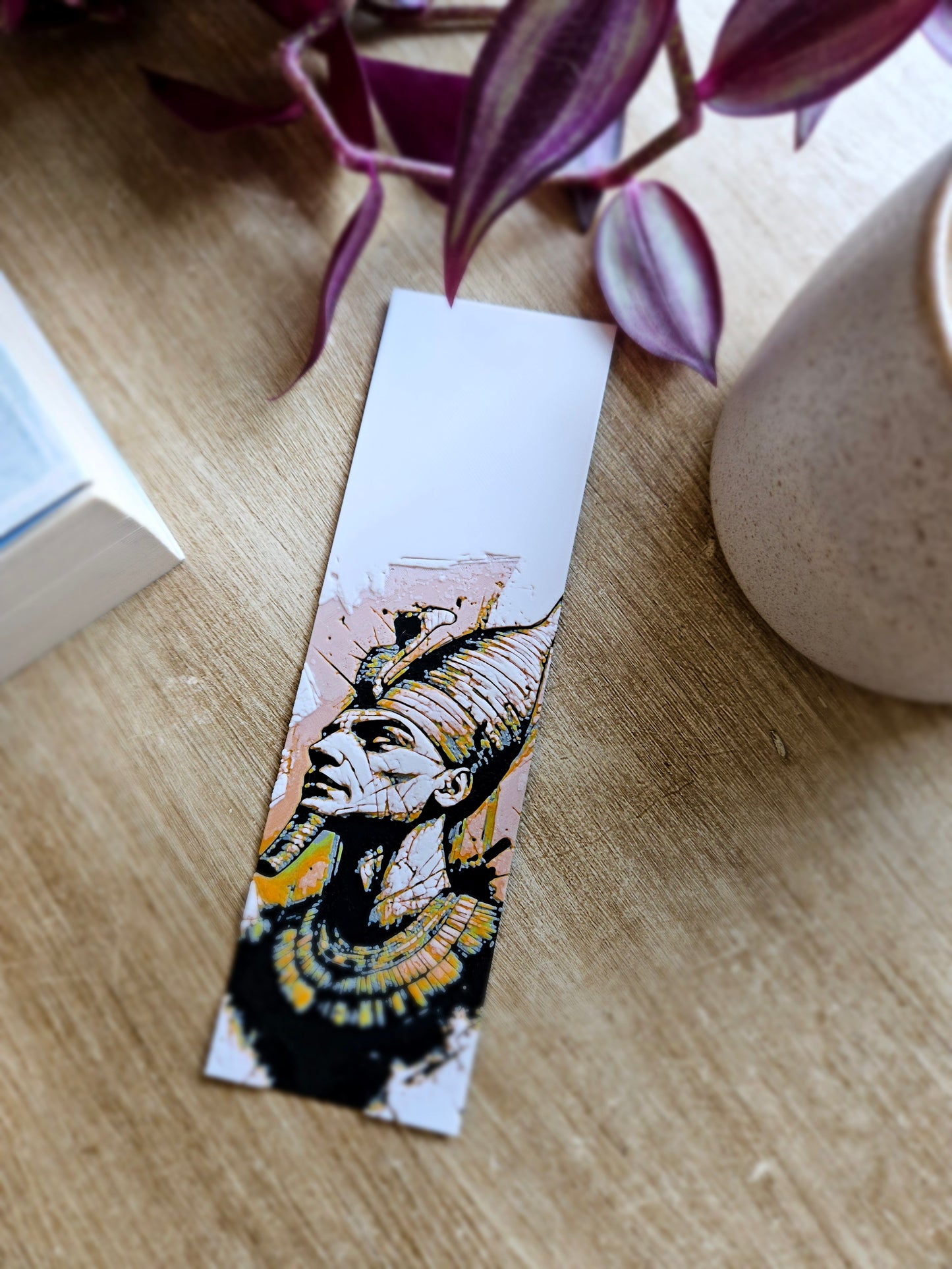 Pharaoh 3D Printed Bookmark – Ancient Egyptian Art