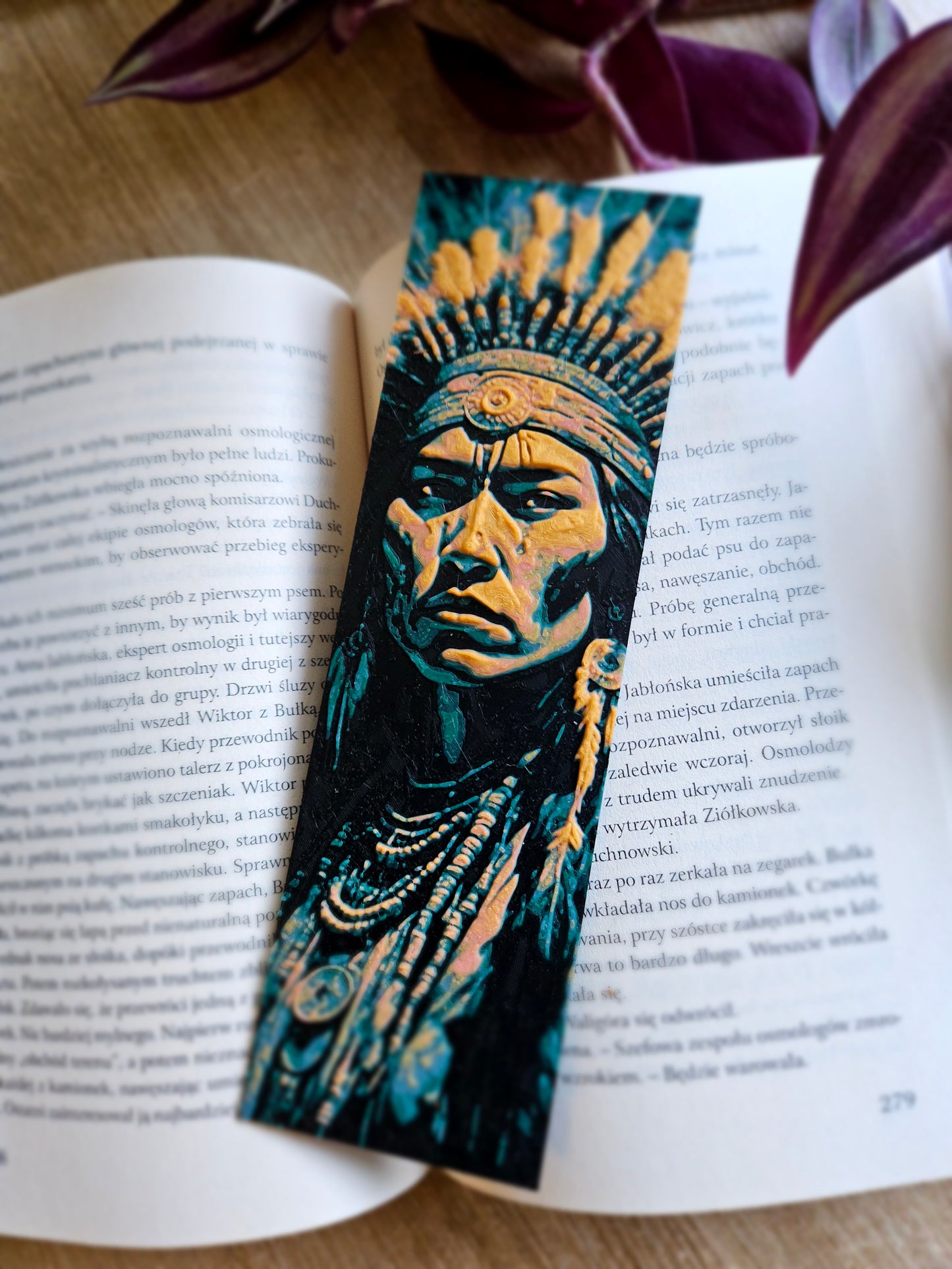 Set of 3 Native American-Inspired 3D Printed Bookmarks | Tribal Heritage Collection