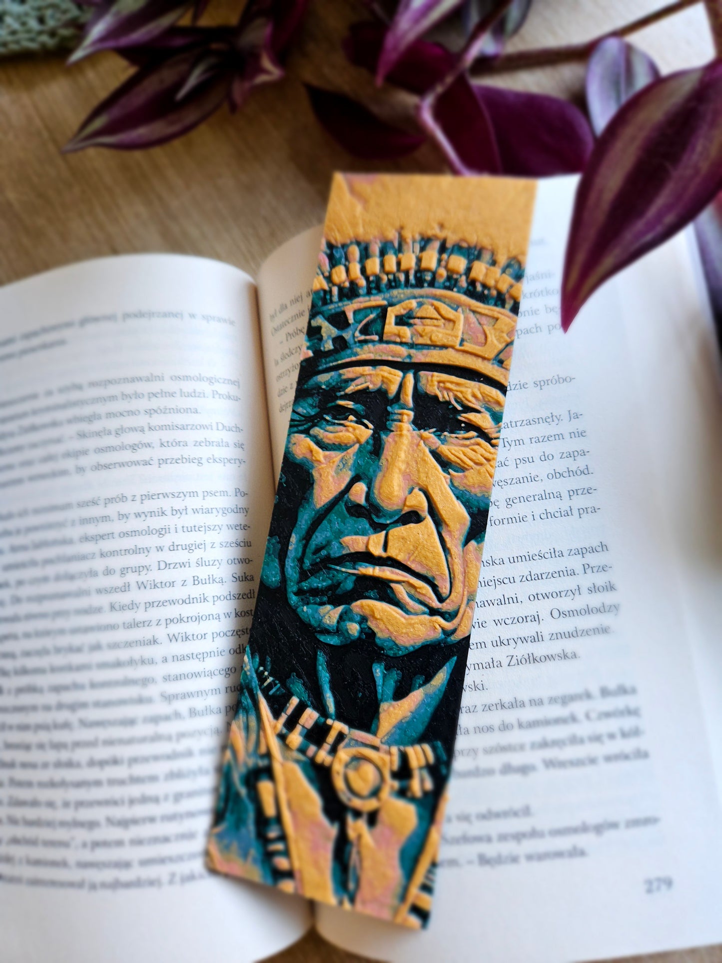 Set of 3 Native American-Inspired 3D Printed Bookmarks | Tribal Heritage Collection