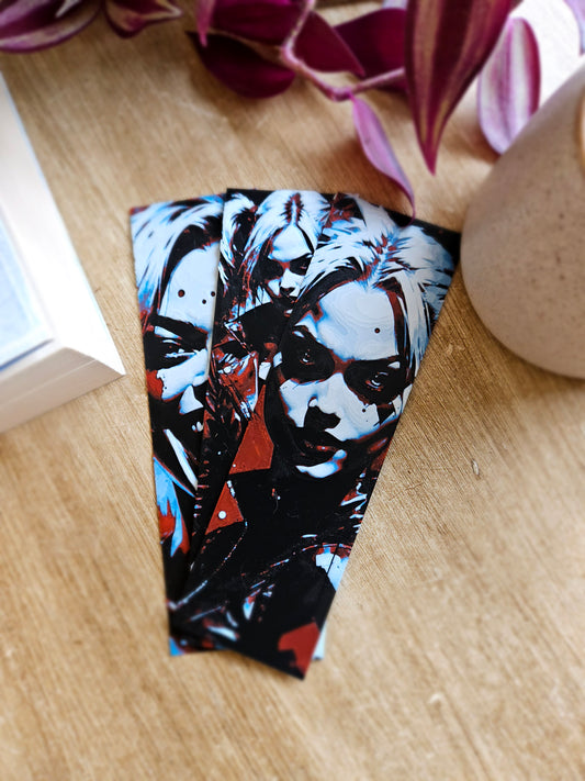 Set of 3 Harley Quinn-Inspired 3D Printed Bookmarks | Vibrant & Bold Collectibles