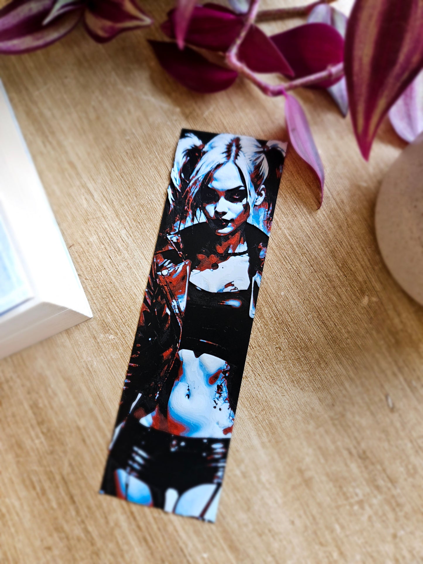 Fierce Villainess - Harley Quinn Inspired 3D Printed Bookmark