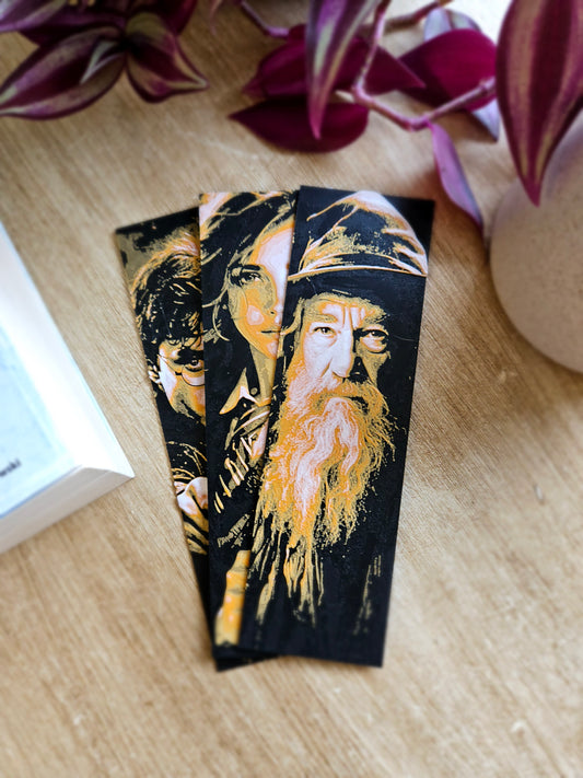 Set of 3 Harry Potter Inspired Bookmarks | Magical Wizarding World