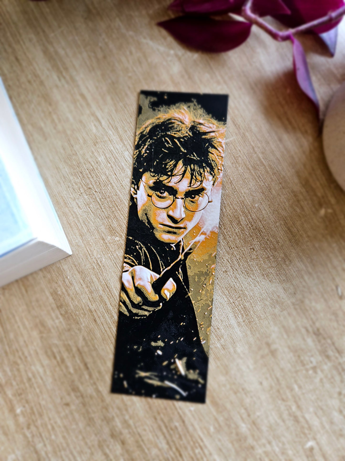 Wizard-Inspired 3D Printed Bookmark – Magical Harry Potter Design