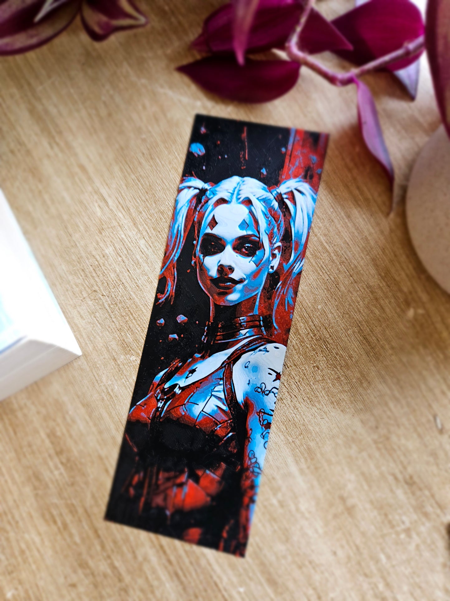 Harlequin Chaos - 3D Printed Bookmark