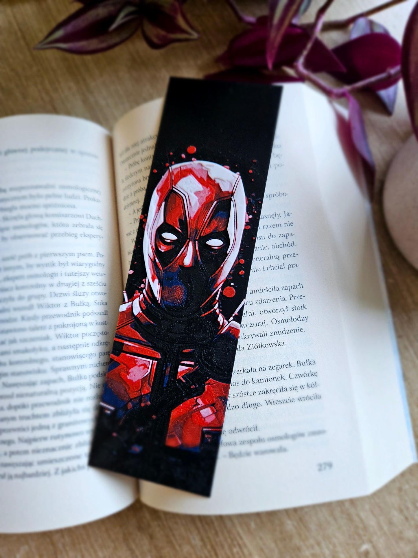 Set of 3 Deadpool-Inspired Bookmarks | Bold & Iconic Designs