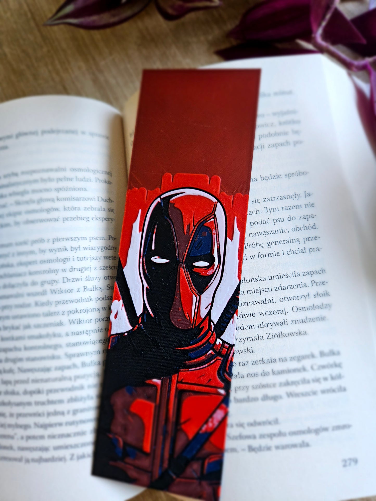 Set of 3 Deadpool-Inspired Bookmarks | Bold & Iconic Designs