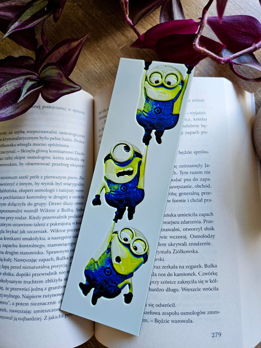 Minions Trio Bookmark - Fun and Functional Design