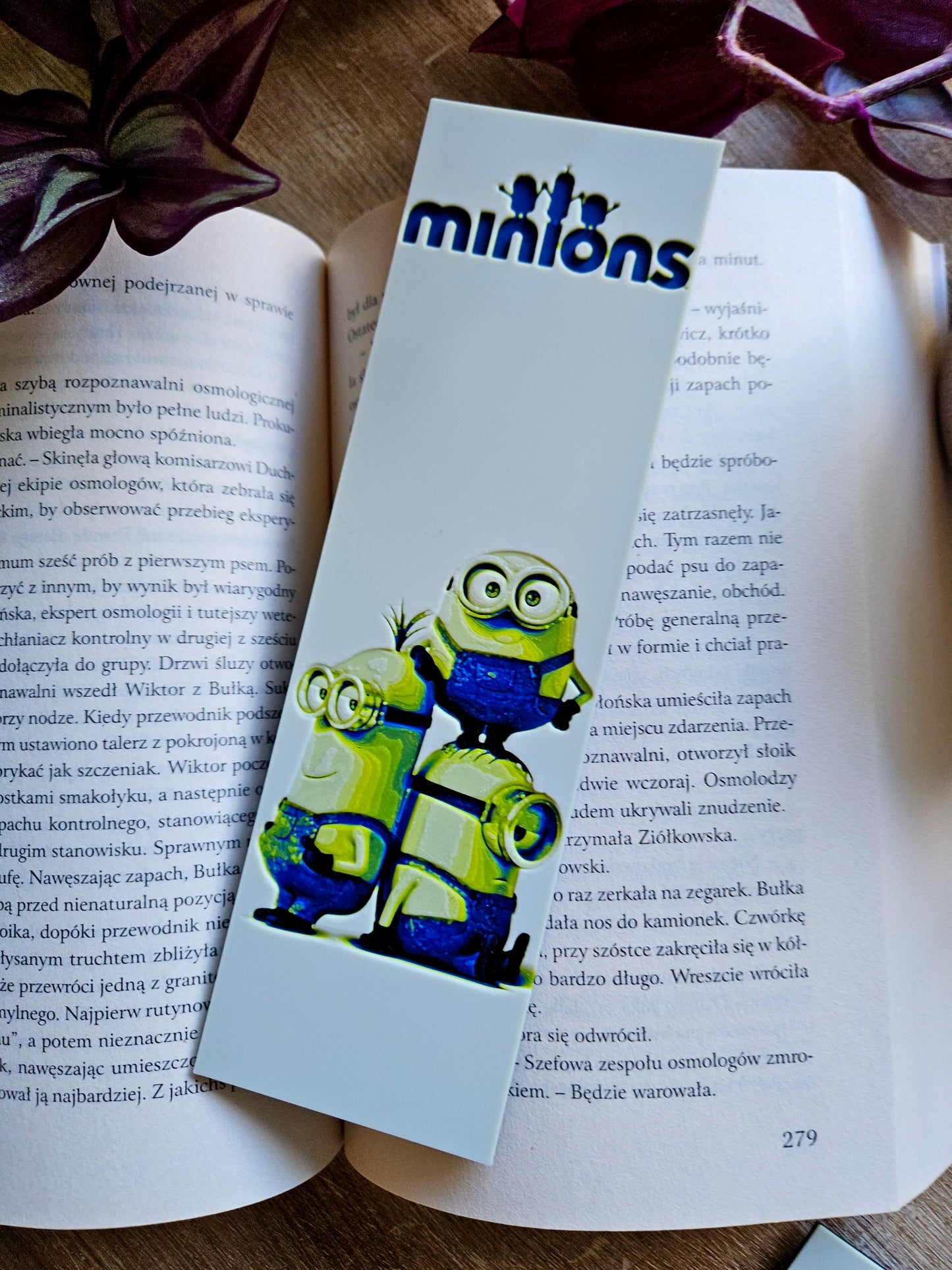 Set of 3 Minion-Themed 3D Printed Bookmarks | Fun and Playful Reading Accessories