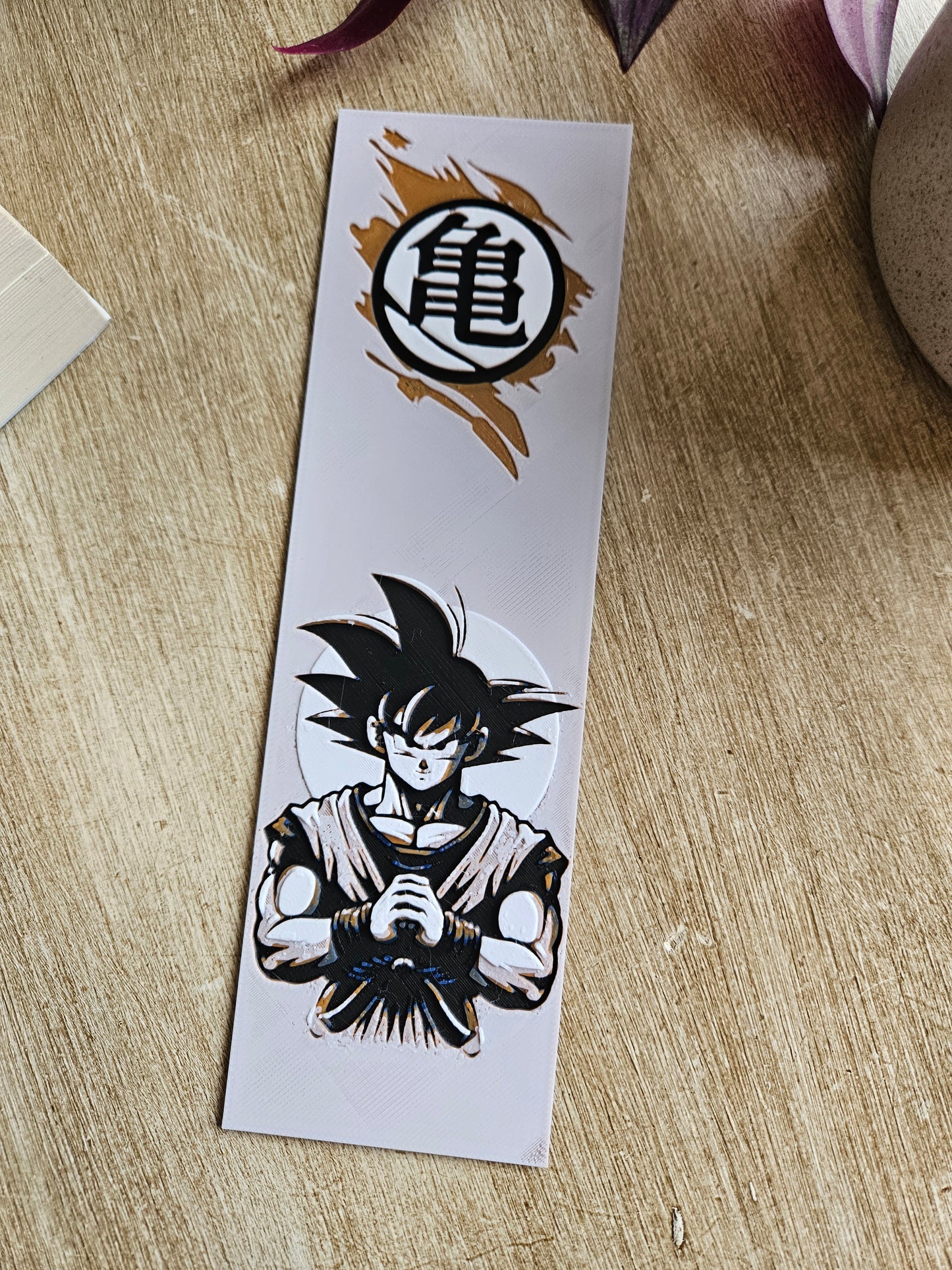 3D Printed Manga Warrior-Inspired Anime Bookmark