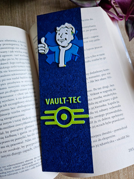 Vault-Tec Inspired Bookmark - Iconic Fallout Design