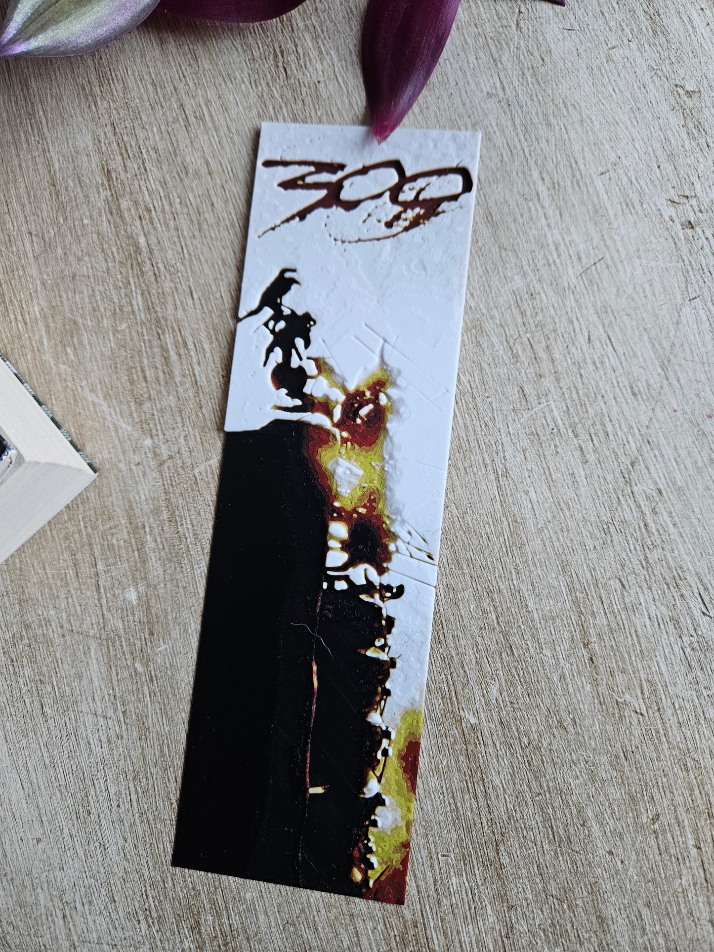 300 Movie-Inspired 3D Printed Bookmark – Epic Spartan Battle Design