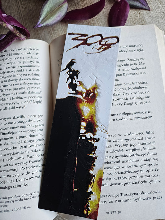 300 Movie-Inspired 3D Printed Bookmark – Epic Spartan Battle Design