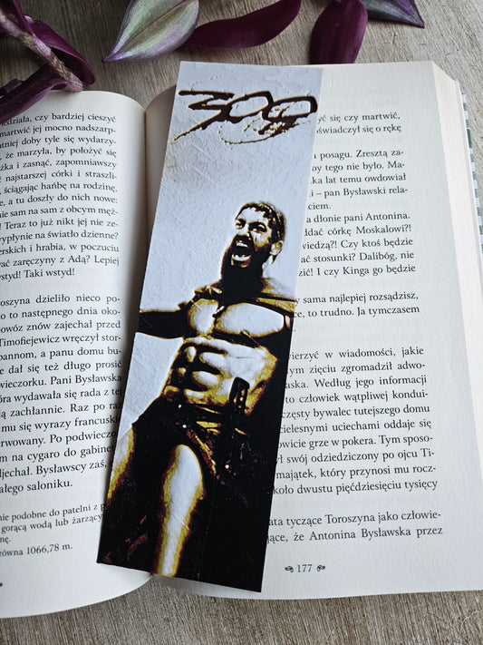 300 Movie-Inspired 3D Printed Bookmark – King Leonidas Design