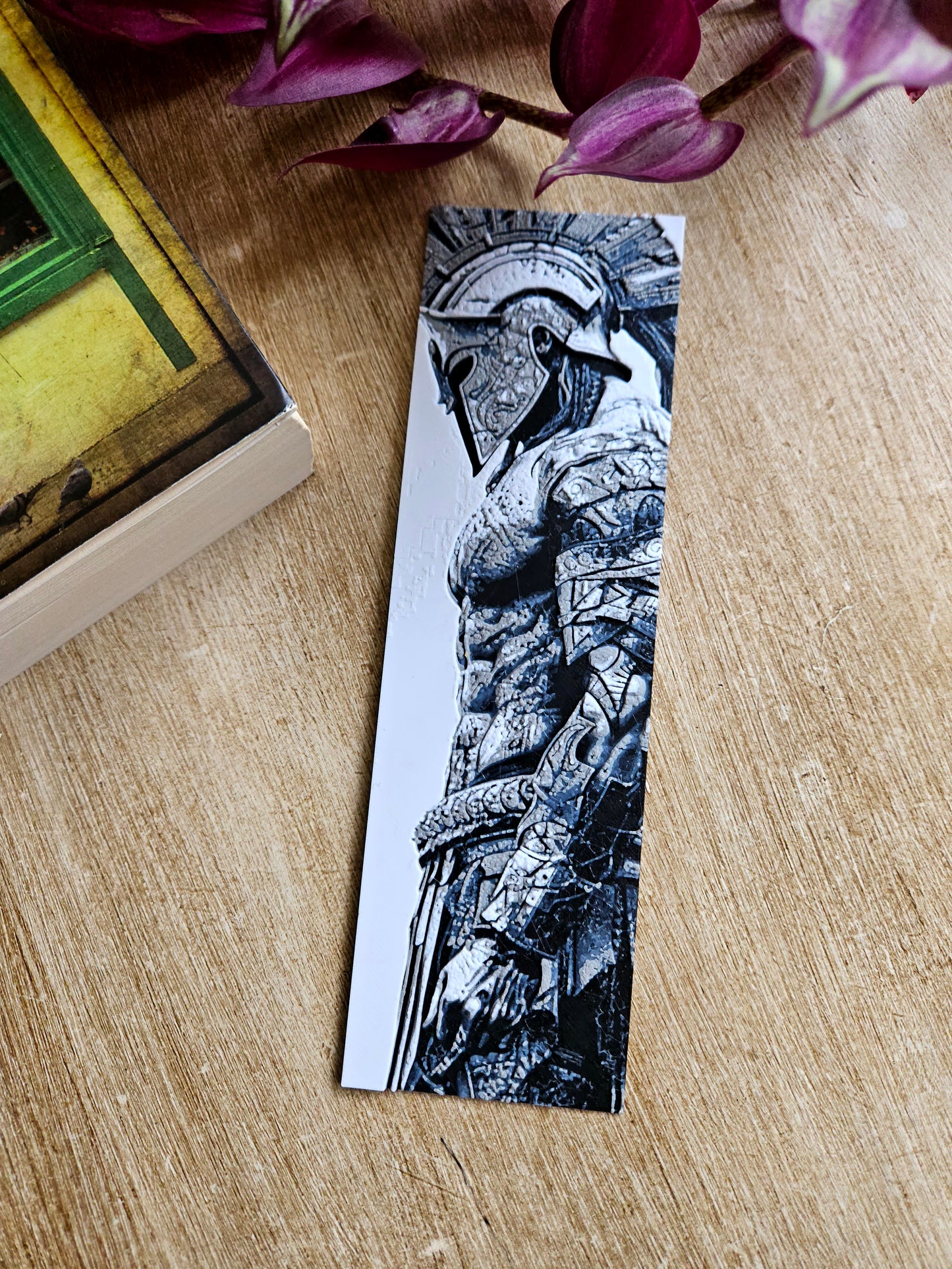 Spartan Warrior 3D Printed Bookmark – Armour of Legend