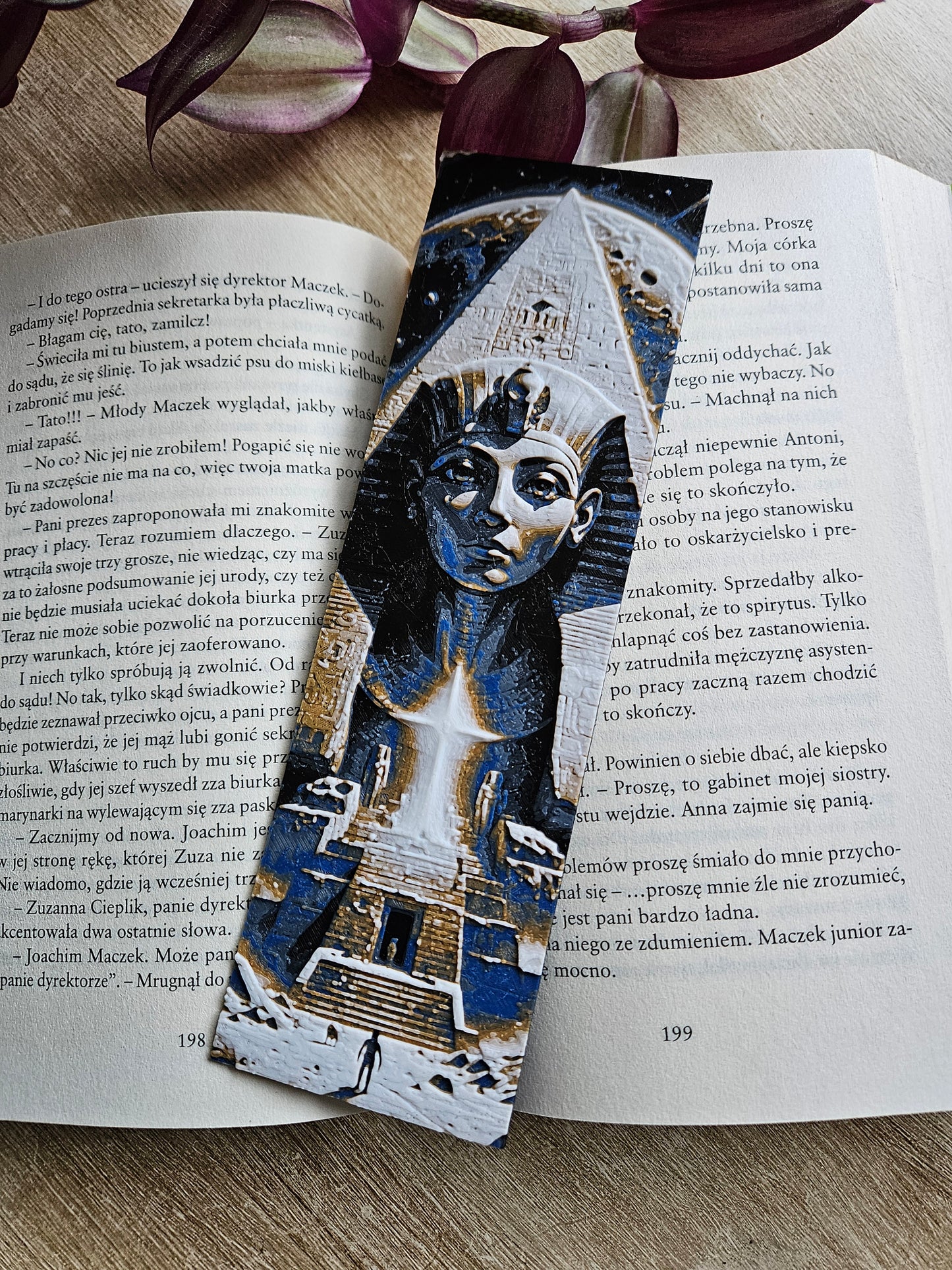 Set of 3 Ancient Egyptian-Themed 3D Printed Bookmarks | Perfect for History and Mythology Lovers