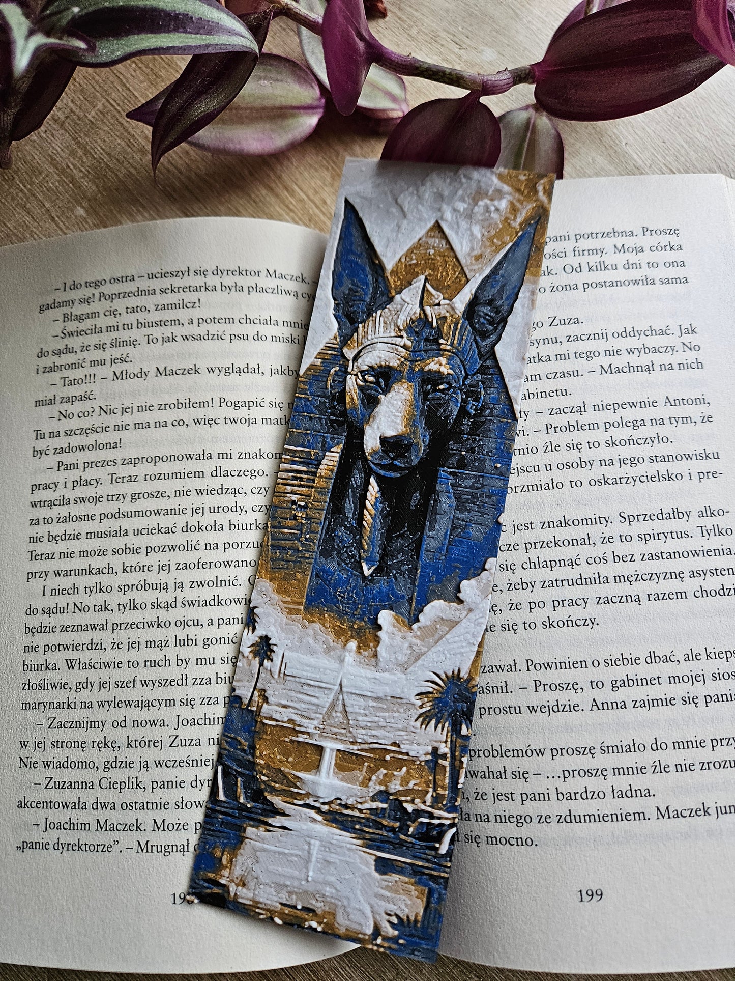 Set of 3 Ancient Egyptian-Themed 3D Printed Bookmarks | Perfect for History and Mythology Lovers