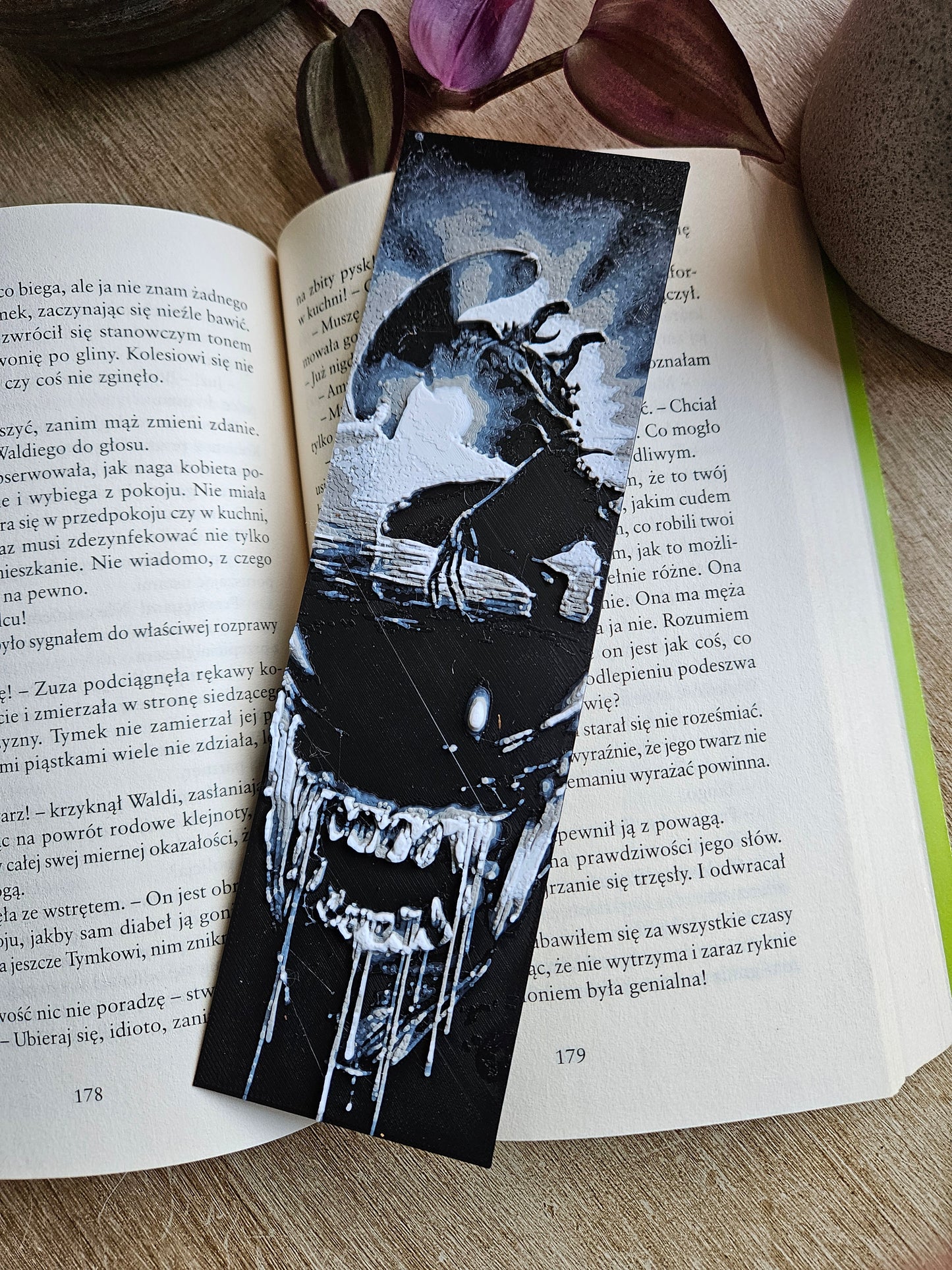 Set of 3 Alien Movie-Inspired 3D Printed Bookmarks | Perfect for Sci-Fi and Horror Fans