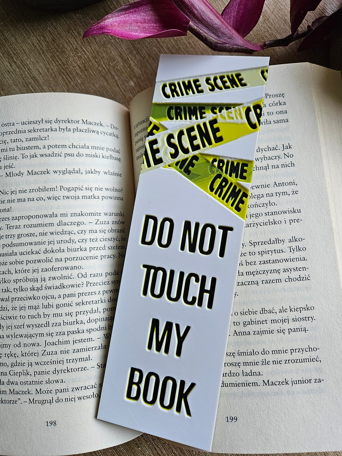 Set of 3 Crime Scene-Themed 3D Printed Bookmarks | Perfect for Mystery and Thriller Fans