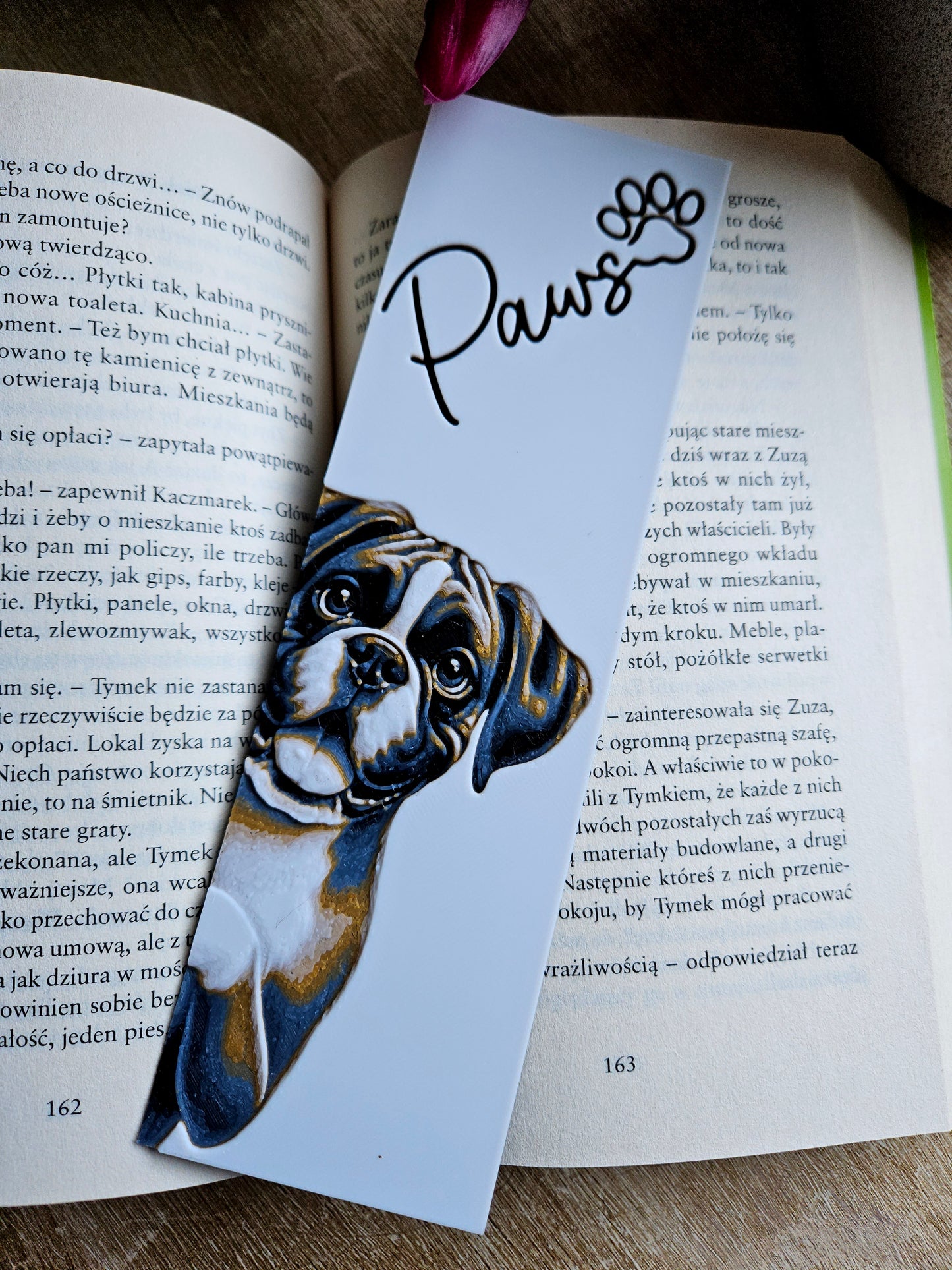 Paws-Themed Dog Bookmarks | Set of 3 Adorable Designs