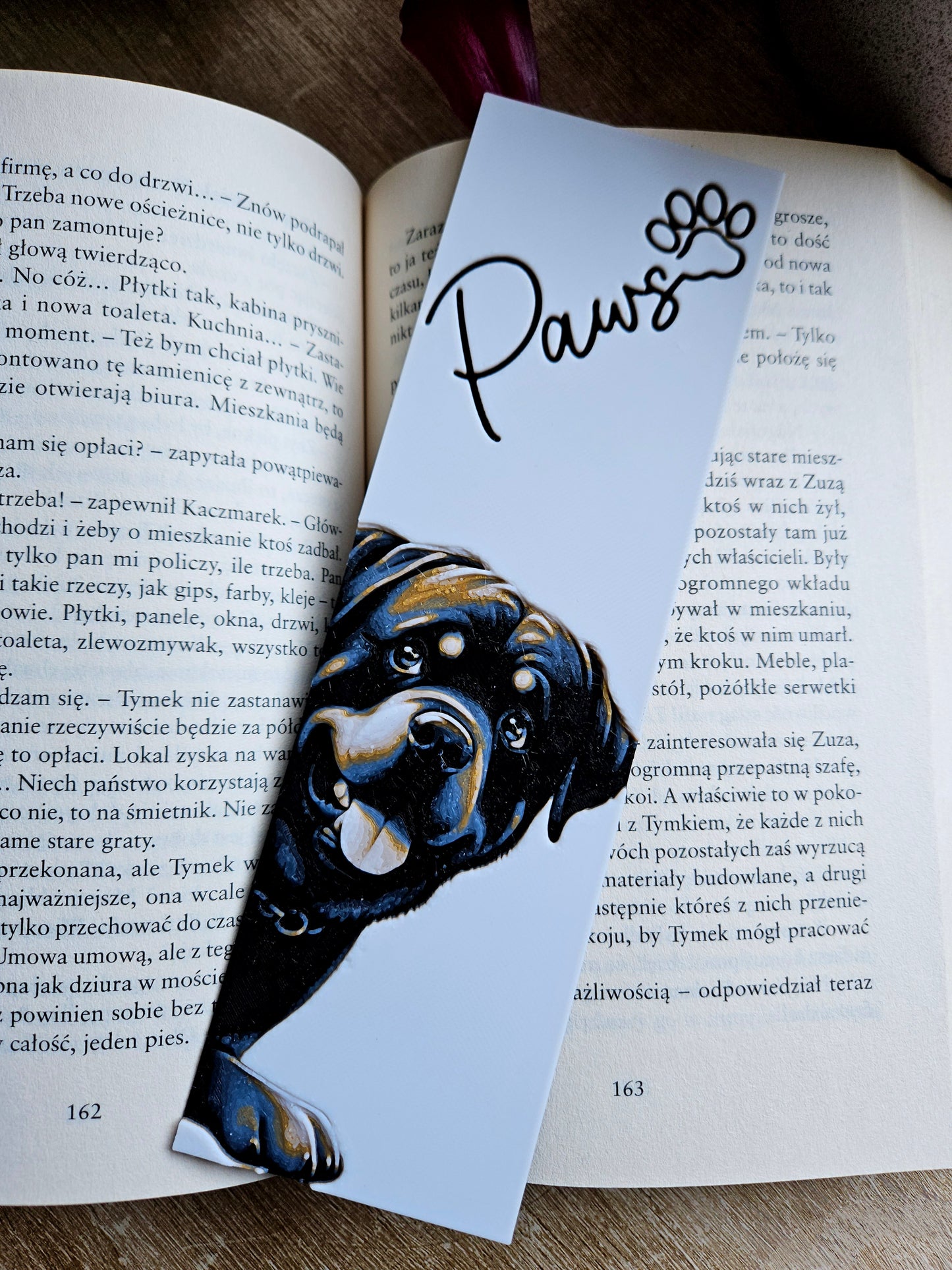 Paws-Themed Dog Bookmarks | Set of 3 Adorable Designs