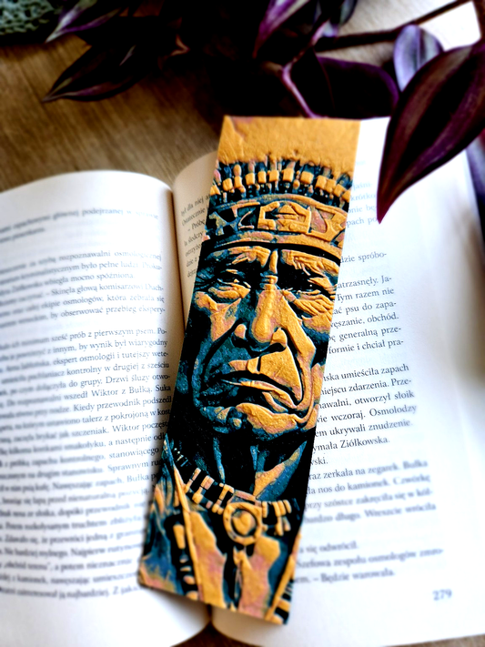 Tribal Elder Bookmark – Timeless Cultural Art