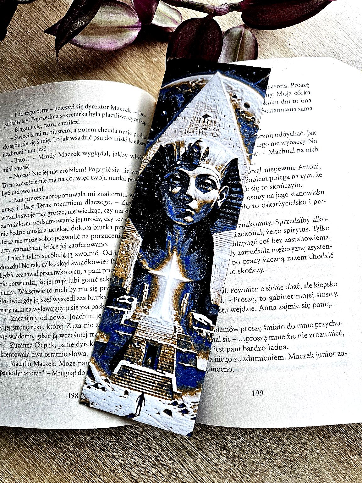 Pharaoh's Stargate Bookmark – Mystical and Cosmic