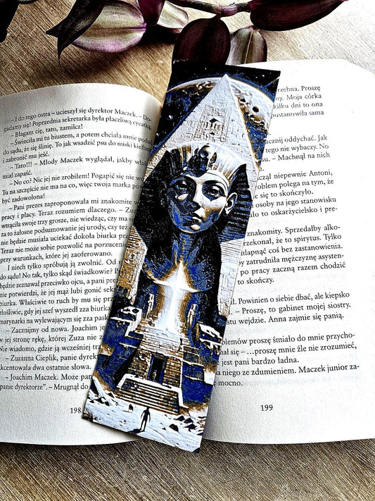 Pharaoh's Stargate Bookmark – Mystical and Cosmic