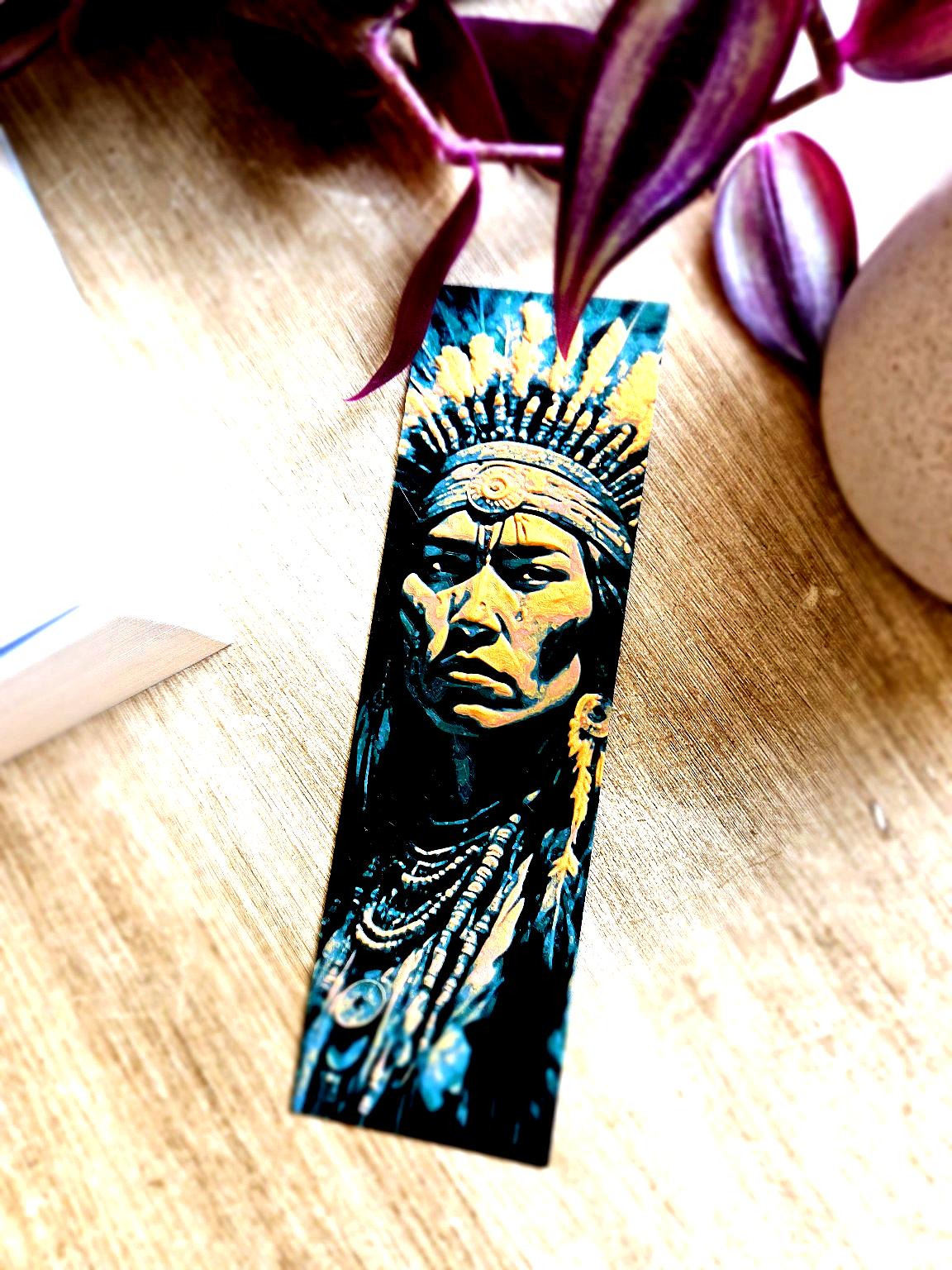 Native Spirit Bookmark – Powerful Cultural Artwork