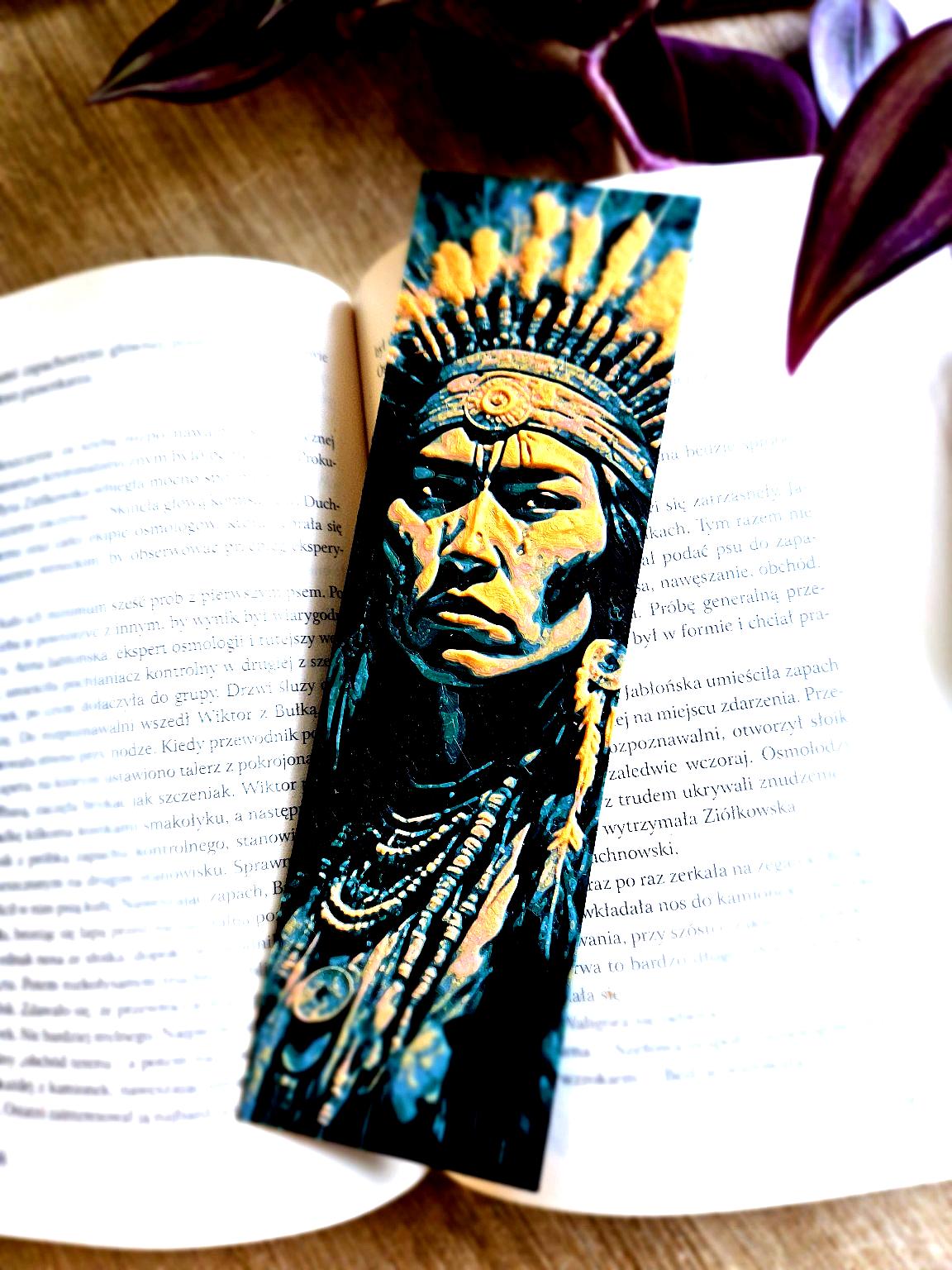 Native Spirit Bookmark – Powerful Cultural Artwork