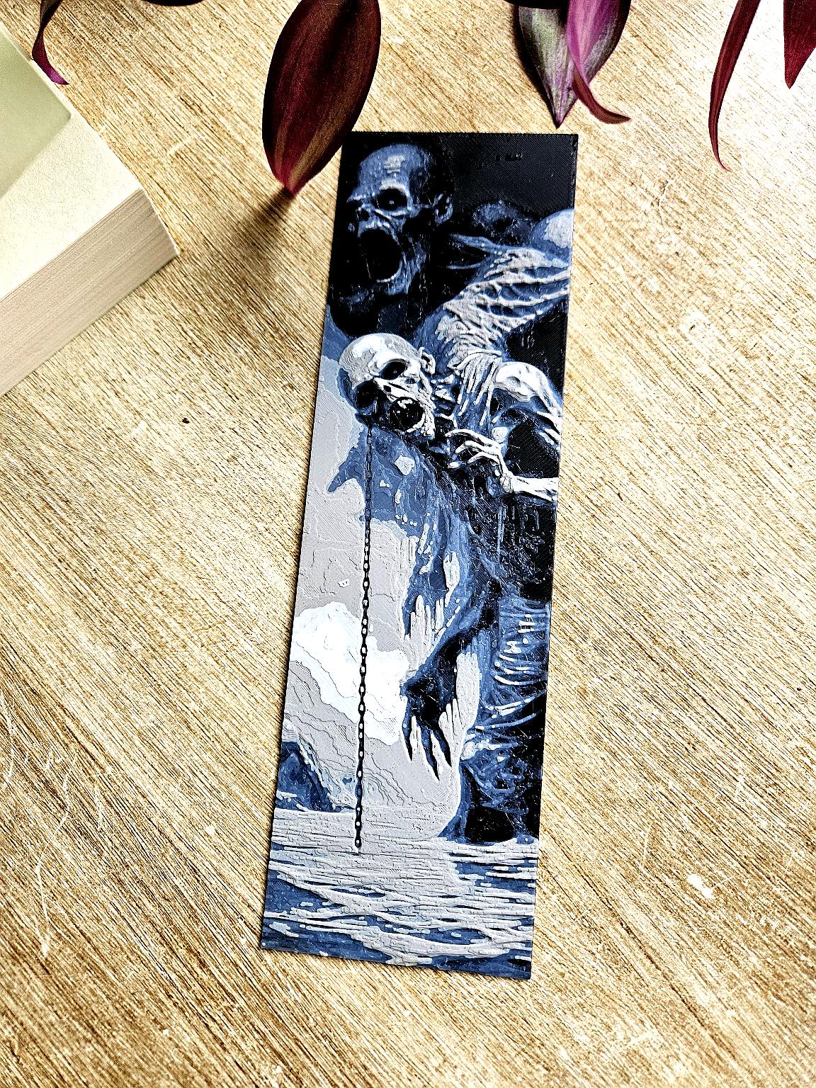 Skeleton Horror Bookmark – Dark and Spine-Chilling