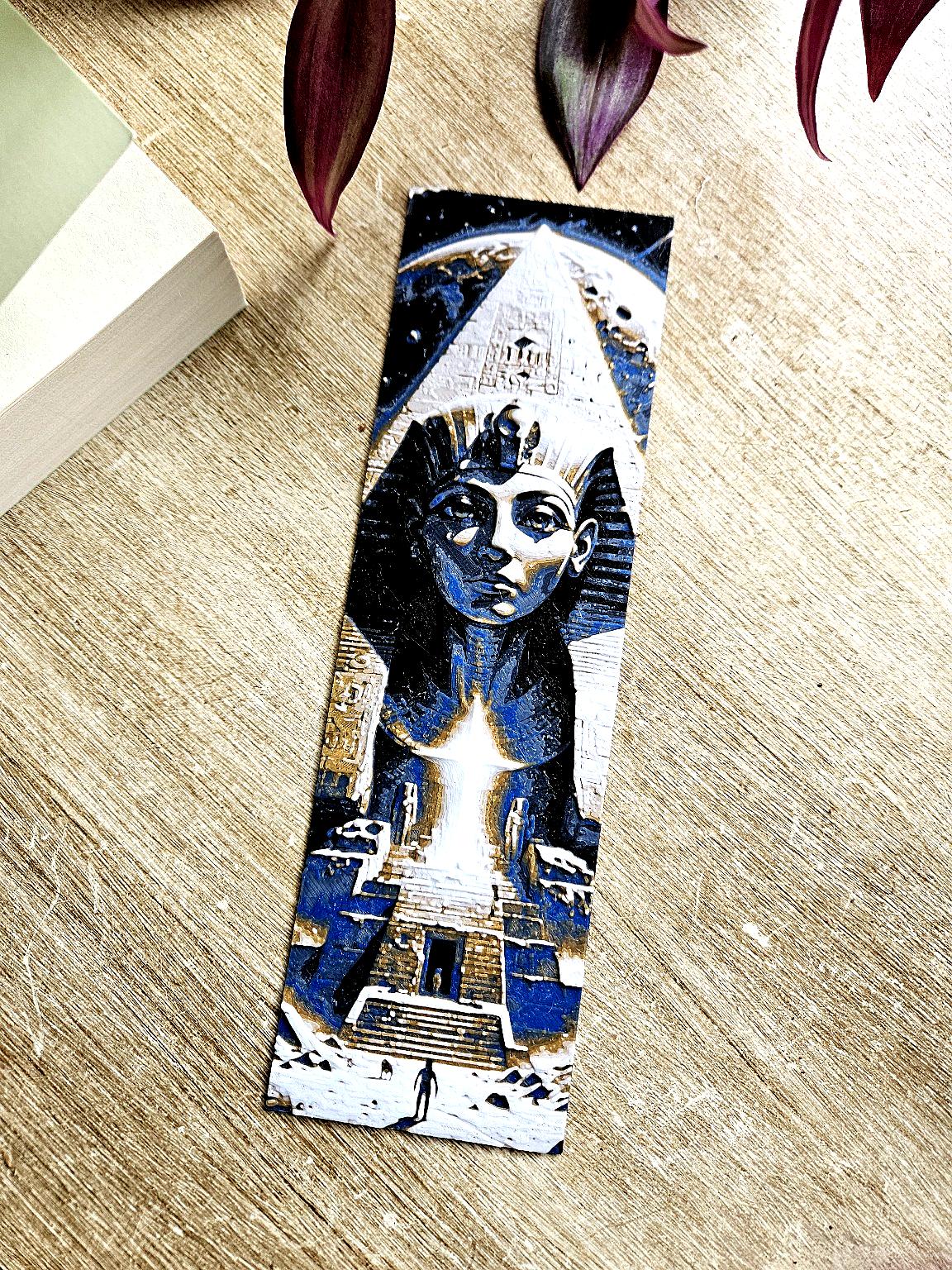 Pharaoh's Stargate Bookmark – Mystical and Cosmic