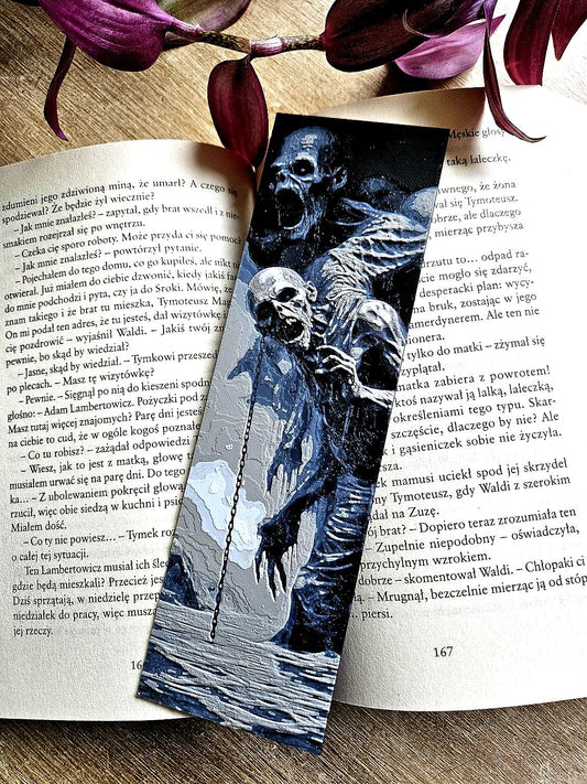 Skeleton Horror Bookmark – Dark and Spine-Chilling