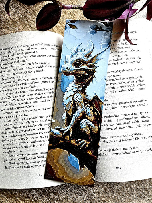 Majestic Dragon Bookmark – Enchanted Fantasy Design